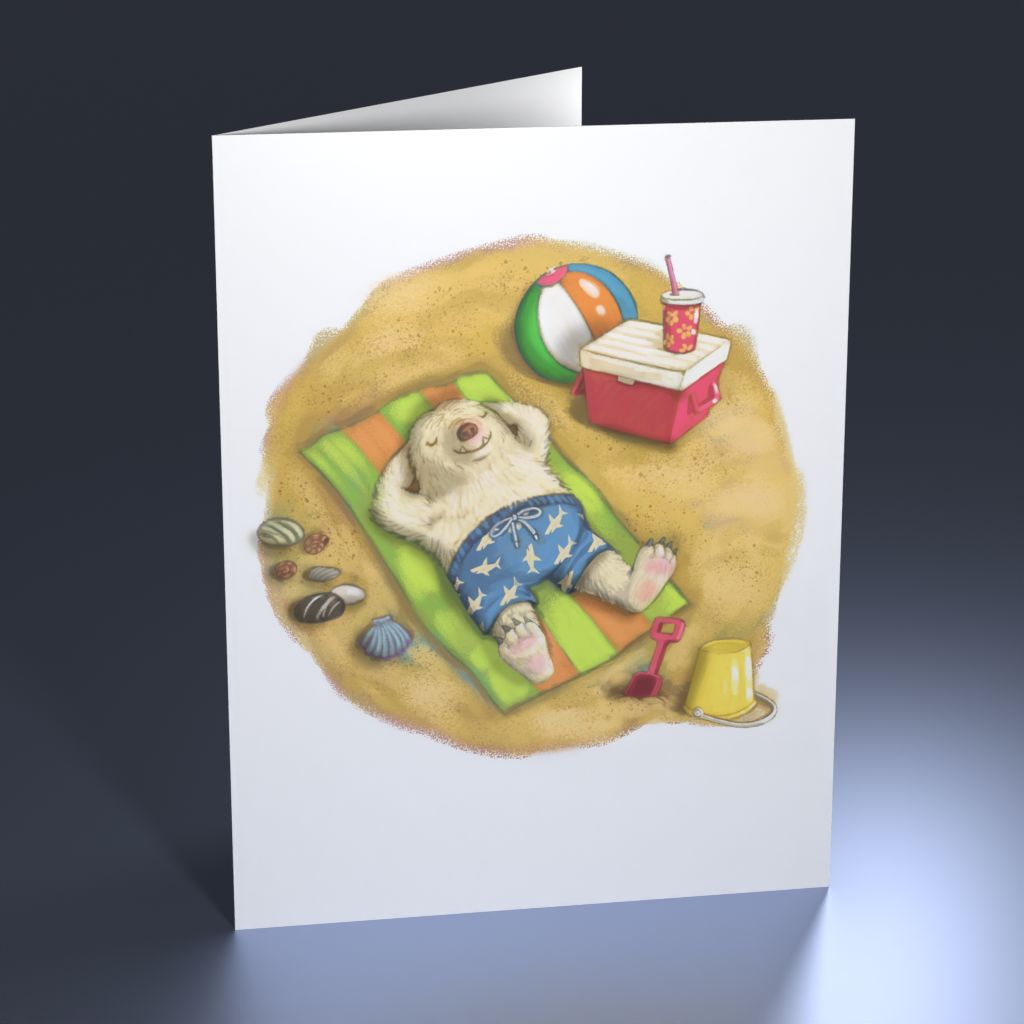 Beach Blanket Yeti Liz Goulet Dubois